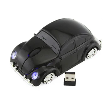 

Computer Office Accessories 1000dpi Laptop PC Wireless Mouse Car Shape Optical USB 2.4GHz Led Gift Ergonomic Battery Powered