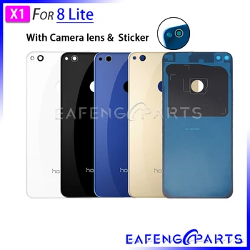

Battery Cover For Huawei Honor 8 Lite Housing Back Glass Panel with Camera Lens Replacement