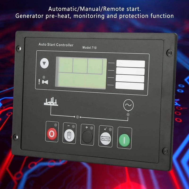 ABHU-Генератор управления Модуль управления Лер, DSE710 генератор автоматический запуск панель управления для глубоководных электронные запасные детали, авто м