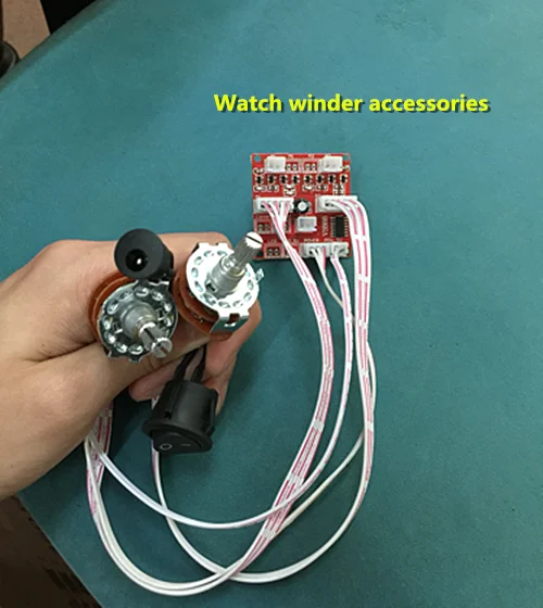 3V Watch winder accessories Fivespeed knob circuit board (To plug in