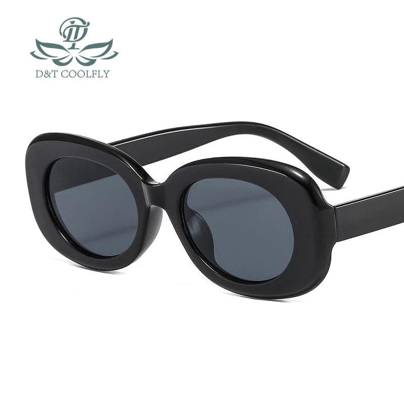 Chimi Oval Sunglasses black casual look Accessories Sunglasses Oval Sunglasses 
