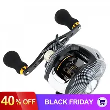 Правая/левая рука дополнительно 12+ 1BB 6,3: 1 Рыболовная катушка для приманки змеиная зерно 215 г магнитный тормоз Макс сопротивление 8 кг/17.6LB