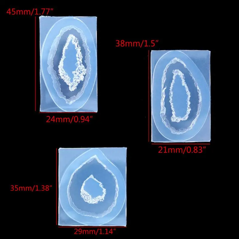 Кристалл кварца рок кластер Geode Druzy драгоценный камень формочка для силиконовой Подвески Ювелирные изделия из смолы