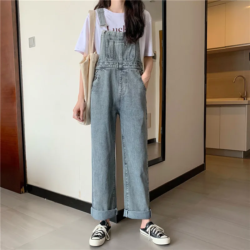Korean Version Loose Slim And Age-old Belt Pants Straight Tube Retro Wide Leg High Waist Jeans Women's New Spring And Summer
