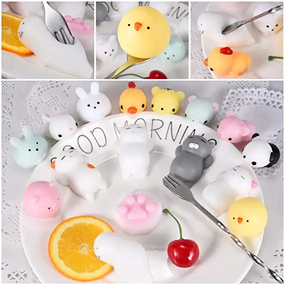 Мини-игрушка для сжатия симпатичный мяч-животное сжимаемая игрушка Mochi мягкая