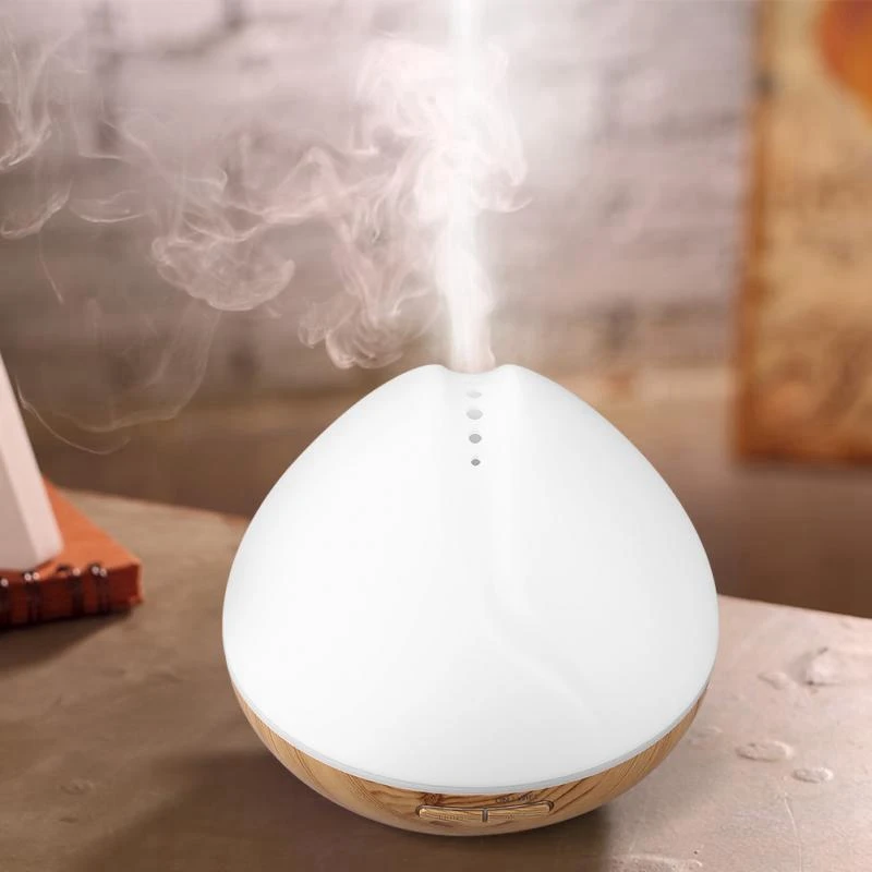 

Hot 400Ml Wifi Smart Ultrasonic Humidifier Voice Control Led Timer Aroma Diffuser Essential Oil Diffuser Works With Google(Us Pl