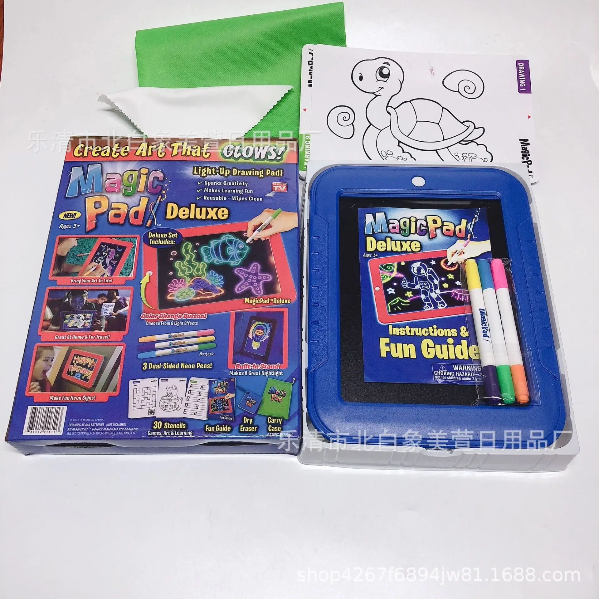 

3D Magic Drawing Pad CHILDREN'S Drawing Board Educational Shining Sketchpad Children Mental Toy