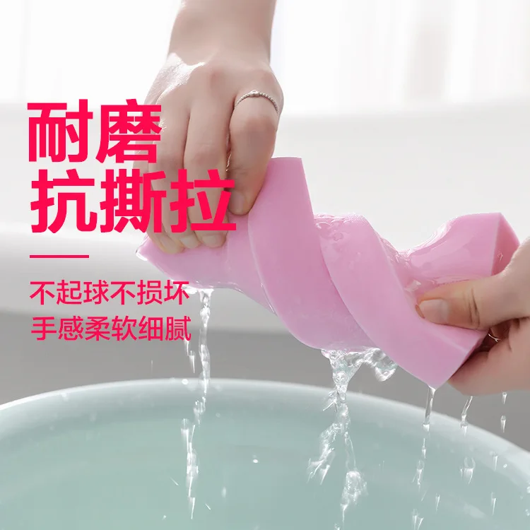 PVA Cleaning Sponge Block Water-Absorbing Sponge Rubbing Towel High Density Baby Rubbing Towel Cotton Gray Rub Rubbing CN