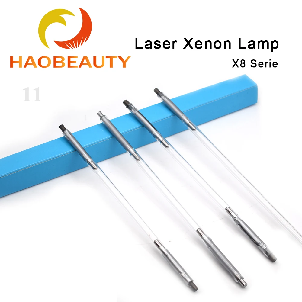 HaoBeauty 레이저 크세논 램프, X8 시리즈, Korte Booglamp, Q-Switch Nd 플래시 펄스 라이트