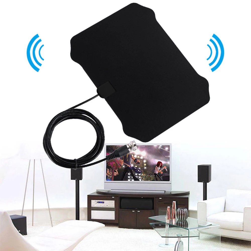 

120 Miles TV Antena Digital HDTV Indoor TV Antenna TV Radius Surf with Amplifier Signal Booster Antena 4K HD TV Antennas Aerial