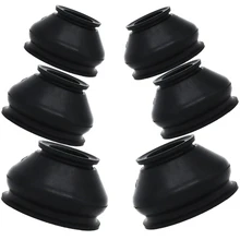 

6x Automotive Suspension Steering Rubber Ball Joint Dust Boot Cover Track Tie Turn To Rod Ends Drive Shaft Parts Linkage Gaiters