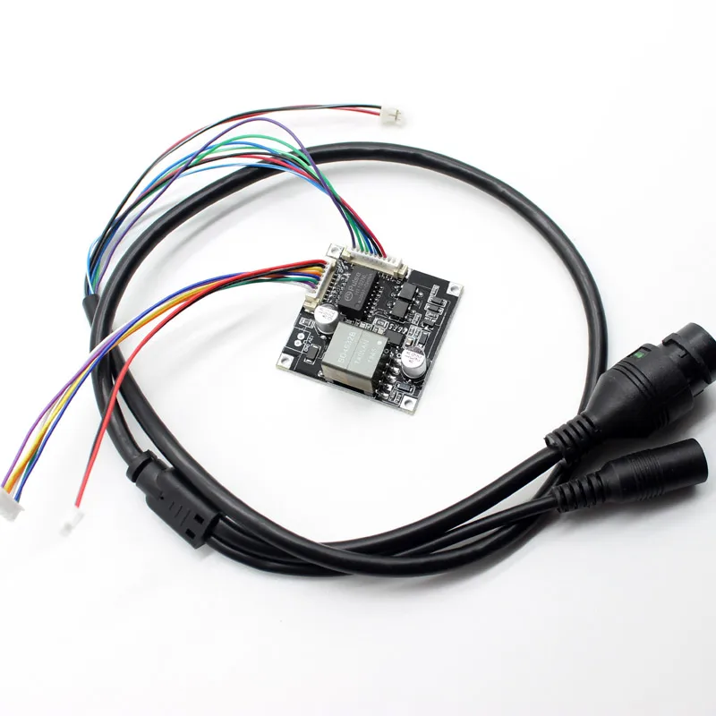 Умный Модуль POE IEEE802.3af/at cctv ip камера POE PCB плата питания по Ethernet 12 В выход с защитой от непогоды кабель - изображение