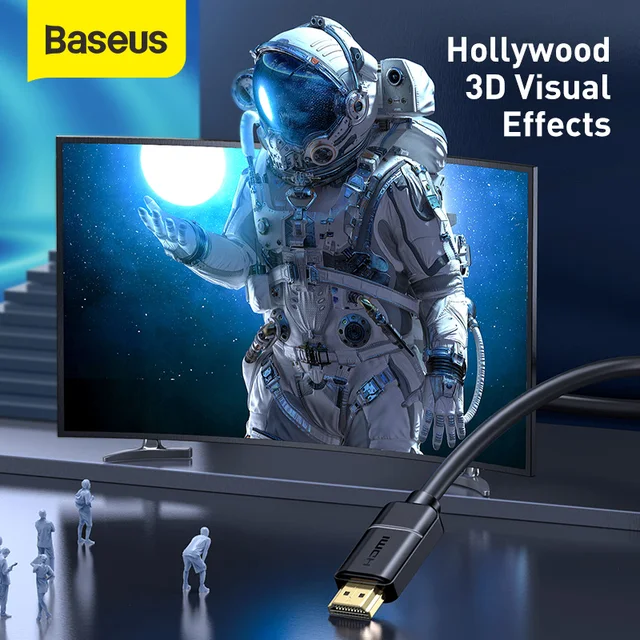 Baseus HDMI compatible Cable HD to HD Cable for Apple TV PS4 Splitter 3m 5m