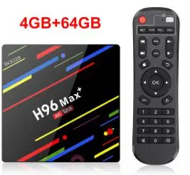 ТВ-бокс LEMFO H96 MAX PLUS RK3328 Android 9,0 4 Гб ram 64 ГБ 32 ГБ H.265 4K HDMI 2.0a 2,4/5G WiFi Netflix YouTube телеприставка - Цвет: 4G 64G