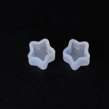 

8 Pair/set UV Resin Silicone Molds DIY Crystal Epoxy Mold Small Earrings Stud Making Mould X7YC