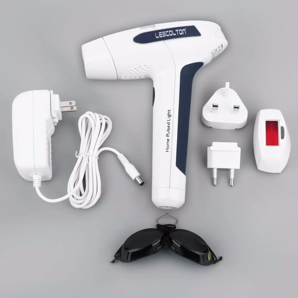 

LESCOLTON Hair Removal Laser Epilator Painless IPL Home Pulsed Light with LCD Display for Men & Women Rechargeable Razor