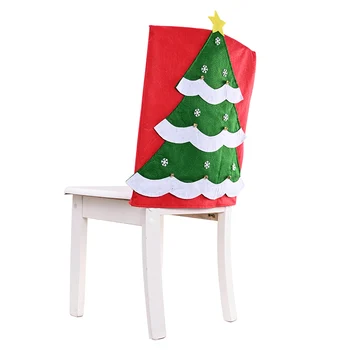 

Christmas New Decoration Supplies Non-Woven Chari Slipover Dining Table Chair Cover Decoration