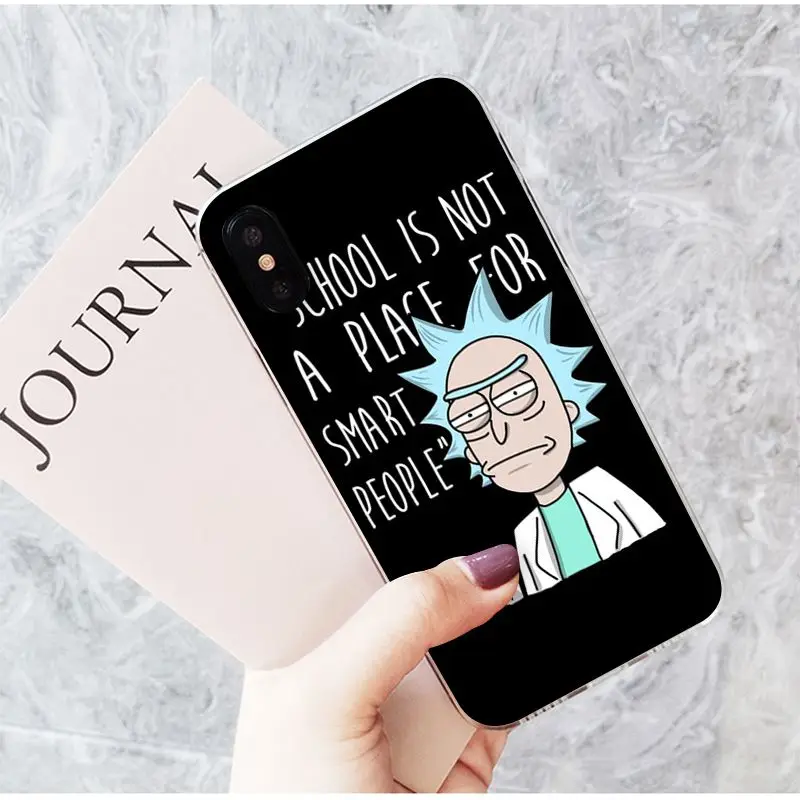 Cartoon Rick and Morty