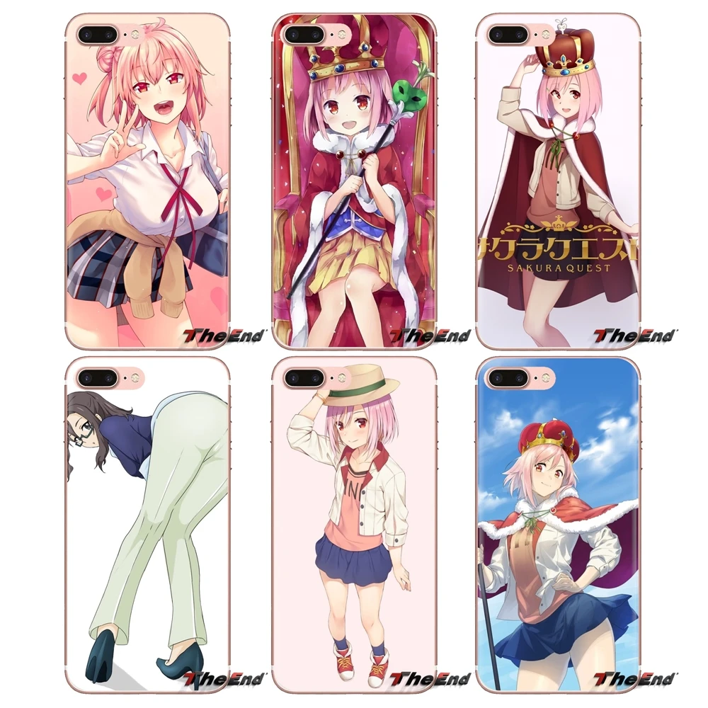 Sakura Quest аниме для Xiao mi 4 5 5s 6 A1 A2 5X6X8 9 Lite SE Pro Max Mix 2 3 2S Прозрачные мягкие чехлы |
