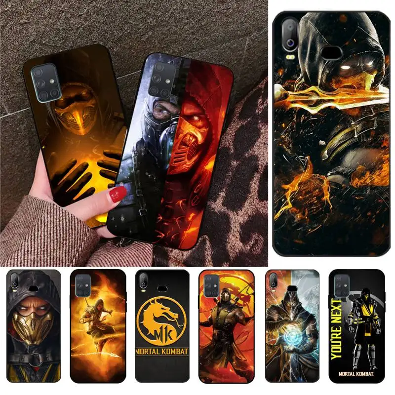 Мягкий чехол из ТПУ HPCHCJHM Mortal Kombat для Samsung A10 A20 A30 A40 A50 A70 A80 A71 A51 A6 A8 2018 | Мобильные