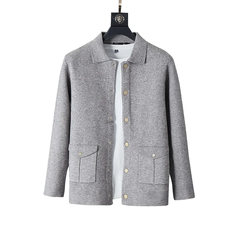 Luxurious Sweater Men Streetwear Fashion Sweater Coat Men Autumn Winter Warm Cashmere Woolen Cardigan Men With Pocket Luxurious Sweater Men Streetwear Fashion Sweater Coat Men Autumn Winter Warm Cashmere Woolen Cardigan Men With Pocket