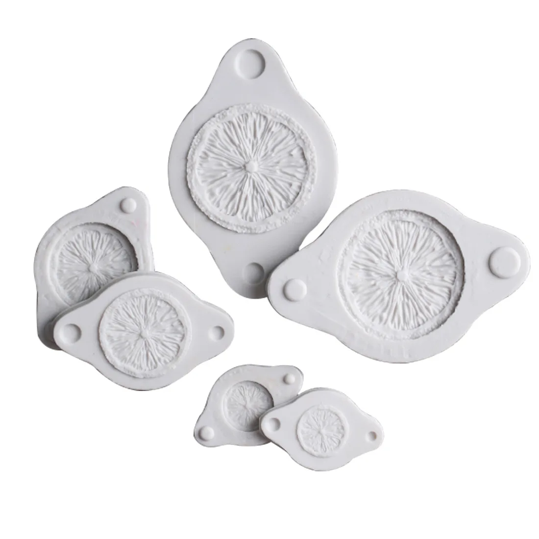 Emulational Fruit Orange Orange Line Mode Fondant Cake Silicone Mould Family Bakery Appliances