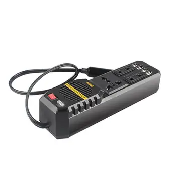

Car Inverters Auto Power Inverter DC 12V To AC 220V 4 USB Charger Ports Voltage Converter Car Accessories