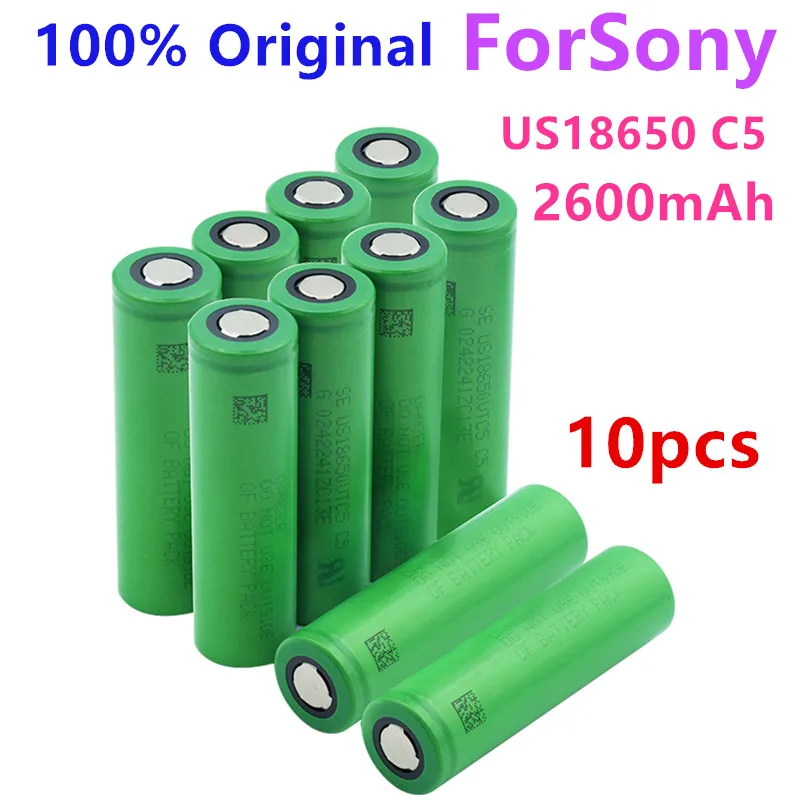 

10pcs Original US18650 VTC5 Li-ion rechargeable 18650 battery for VTC5 30A 3000mah ForSony toys tools flashlight+free shipping