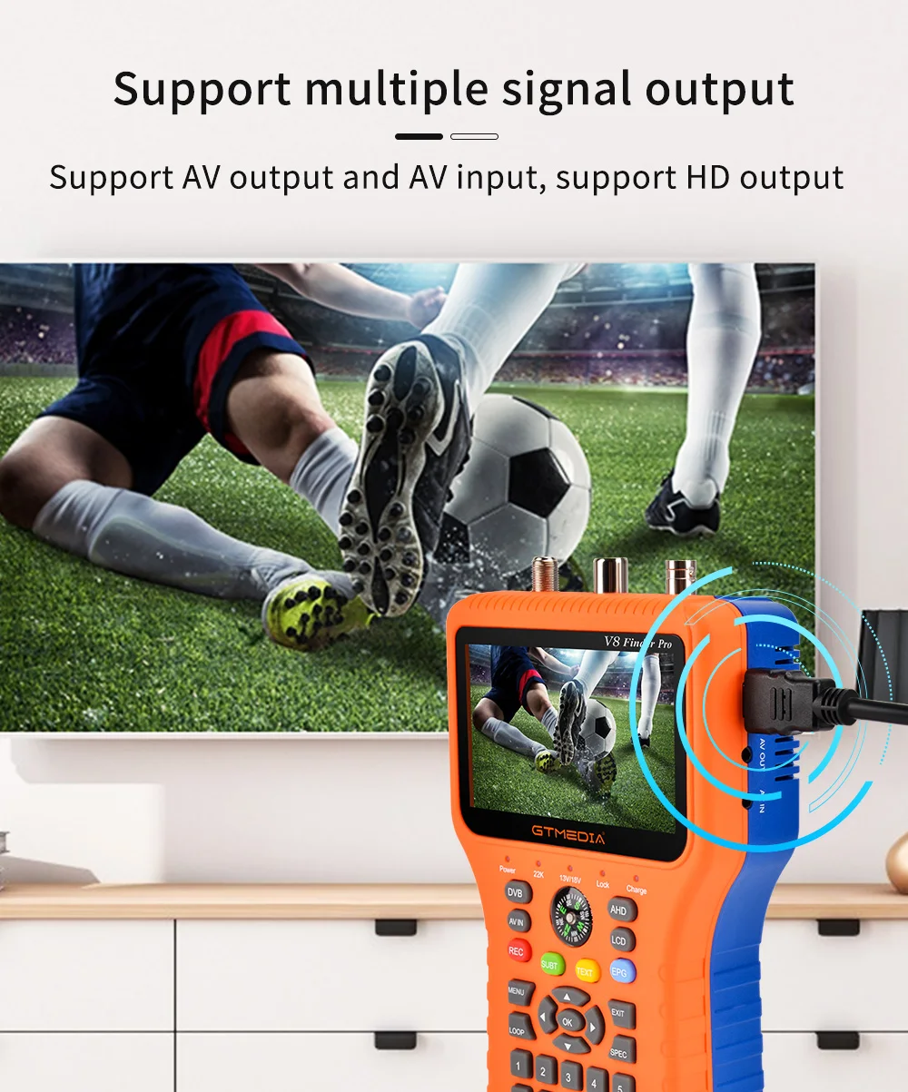 GTMEDIA V8 FInder Pro Buscador de satélites