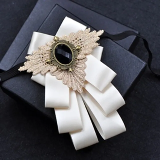 British New Fashion Men's Wedding Performance Groom Wedding-Party Flower Collar Bow Tie Pocket Towel Square Set Men Accessories White