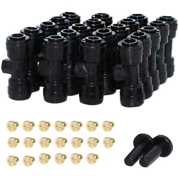 

Atomizing Nozzle Kit Replacement Head Adapter DIY Water-Saving Automatic Equipment Kit for Outdoor Cooling System (20)