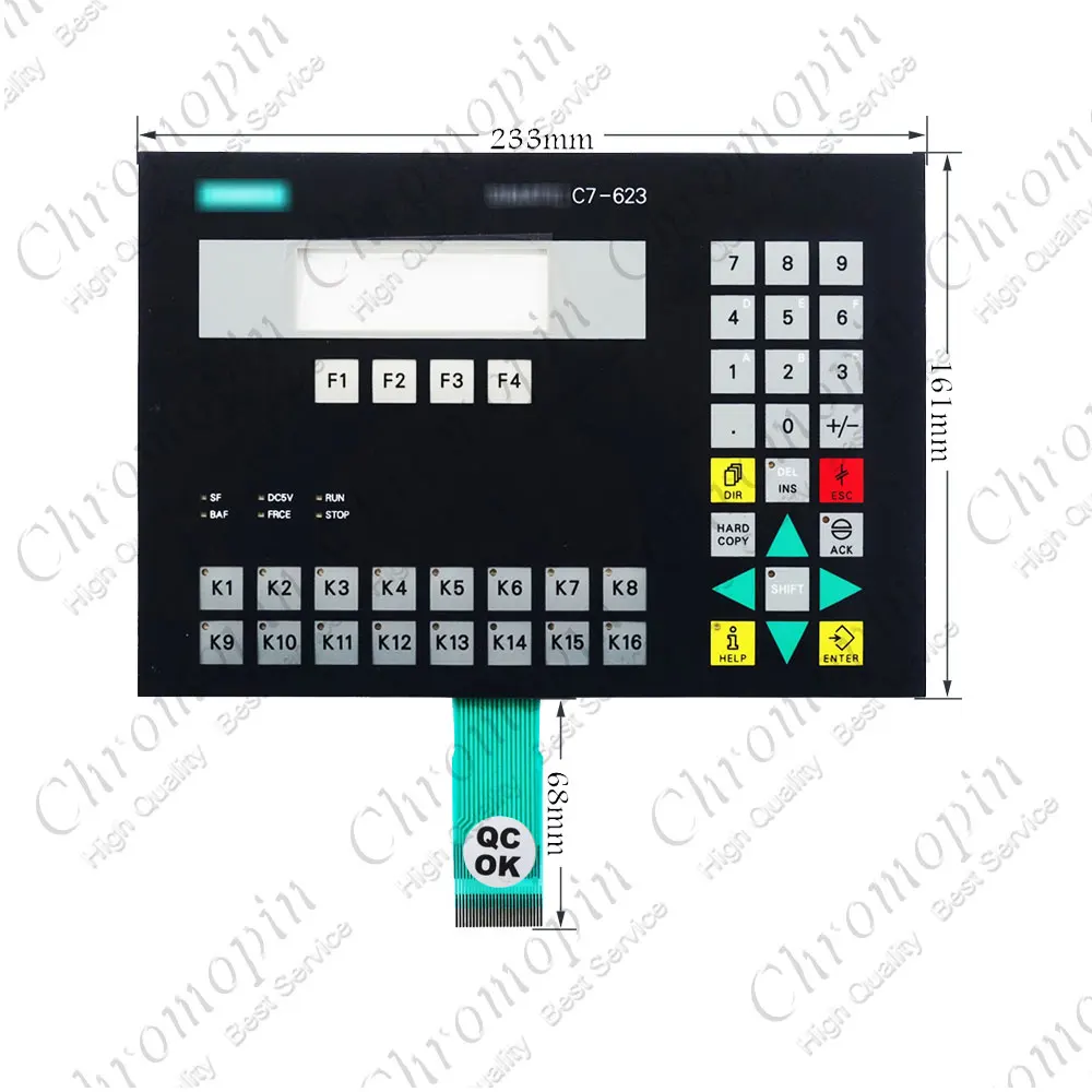 US $205.52 Membrane Switch Keyboard for 6ES7 6231AE010AE3 6ES76231CE010AE3 6ES7 6231CE010AE3 C7623 HMI PLC