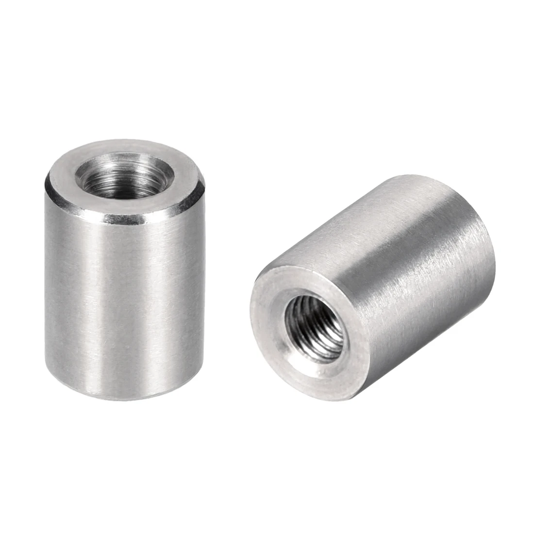 Uxcell 20 шт. M3x8mm высота круглые соединительные гайки рукав Стержень Бар Стад гайка нержавеющая сталь 304