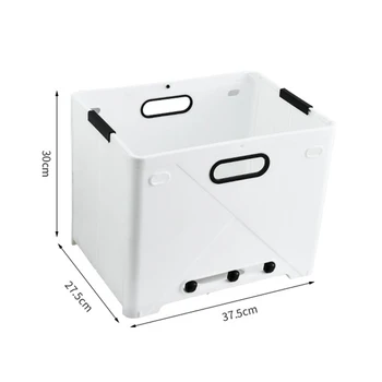

Portable Dirty Clothes Plastic Storage Garments Laundry Basket Wash Machine Wall-Mounted Washing Bin Hanging Clothes Organizer