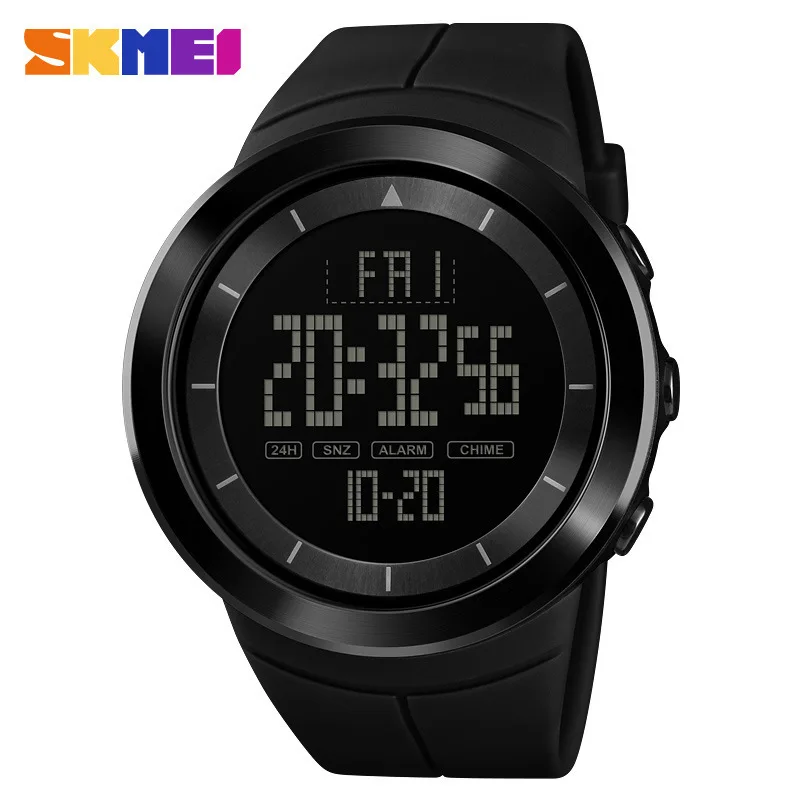 

Skmei Week Date Display Night Light Alarm Clock Men Electronic Watch Sports Plastic Table