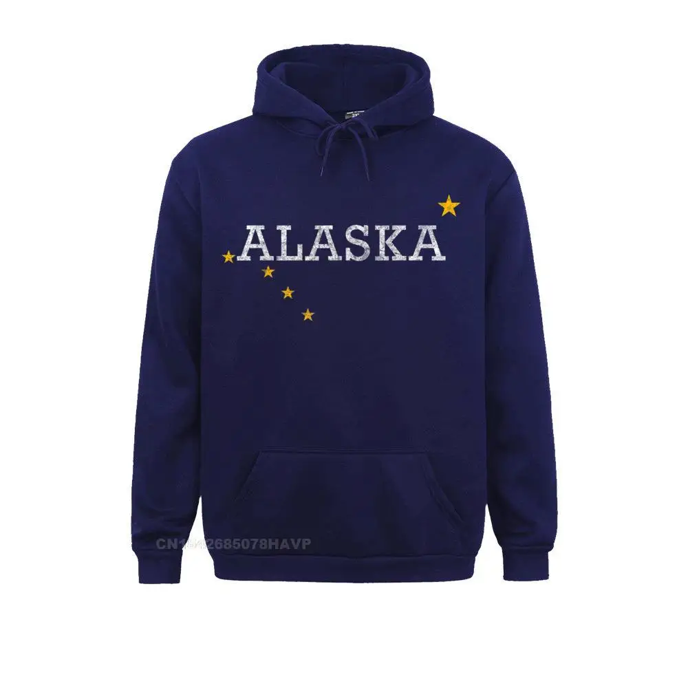 Gift Alaska Flag Shirt Distressed State Souvenir Gift__A10666 Male Sweatshirts Company Summer Long Sleeve Hoodies  Clothes Alaska Flag Shirt Distressed State Souvenir Gift__A10666navy
