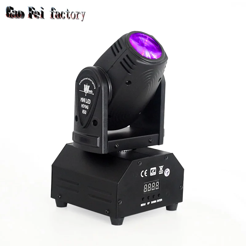 Mini Moving Head Light 4In1 RGBW Led Beam Dmx512 11/13Chs Disco Stage Lighting For Dj Pub Ktv Night Party