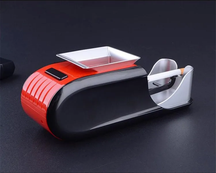 Портативная металлическая электрическая сигаретная машина для наполнения материалов с пустой флакон табак для самокруток для курения Мужские Подарочные технологичные устройства