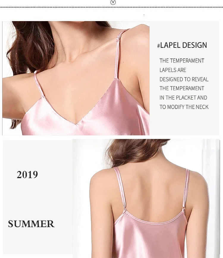 Для женщин свинцово сексуальная Длинная Куртка с секциями ночная рубашка сатиновая мягкая одежда для сна
