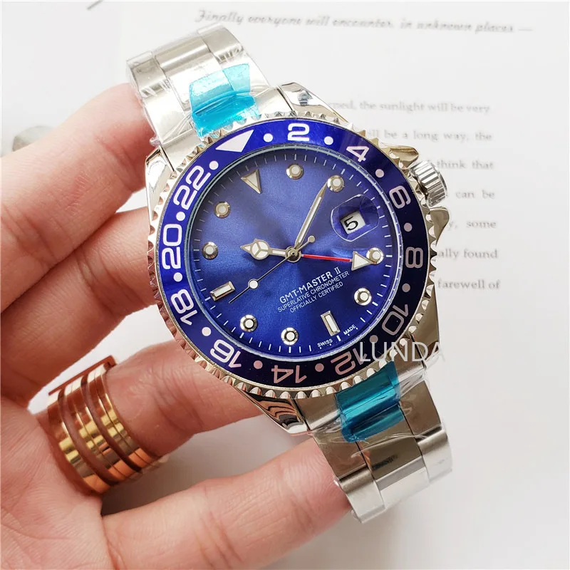 

Ceramics bezel Automatic mechanical rolx_watch man 1:1 Top Brand Luxury men Wrist Watches Limitde-edition diver clock dz reloj