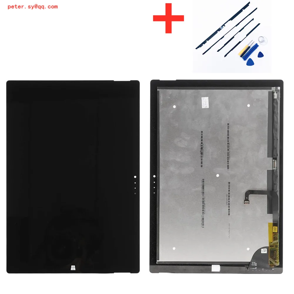 Сенсорное стекло с ЖК экраном в сборе для Microsoft Surface pro 3 12 дюймов 1631 дисплей