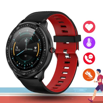 

Men IP67 Waterproof Smart Watch Full Screen Touch Heart Rate Blood Pressure Monitor Smartwatch For Android IOS Phone