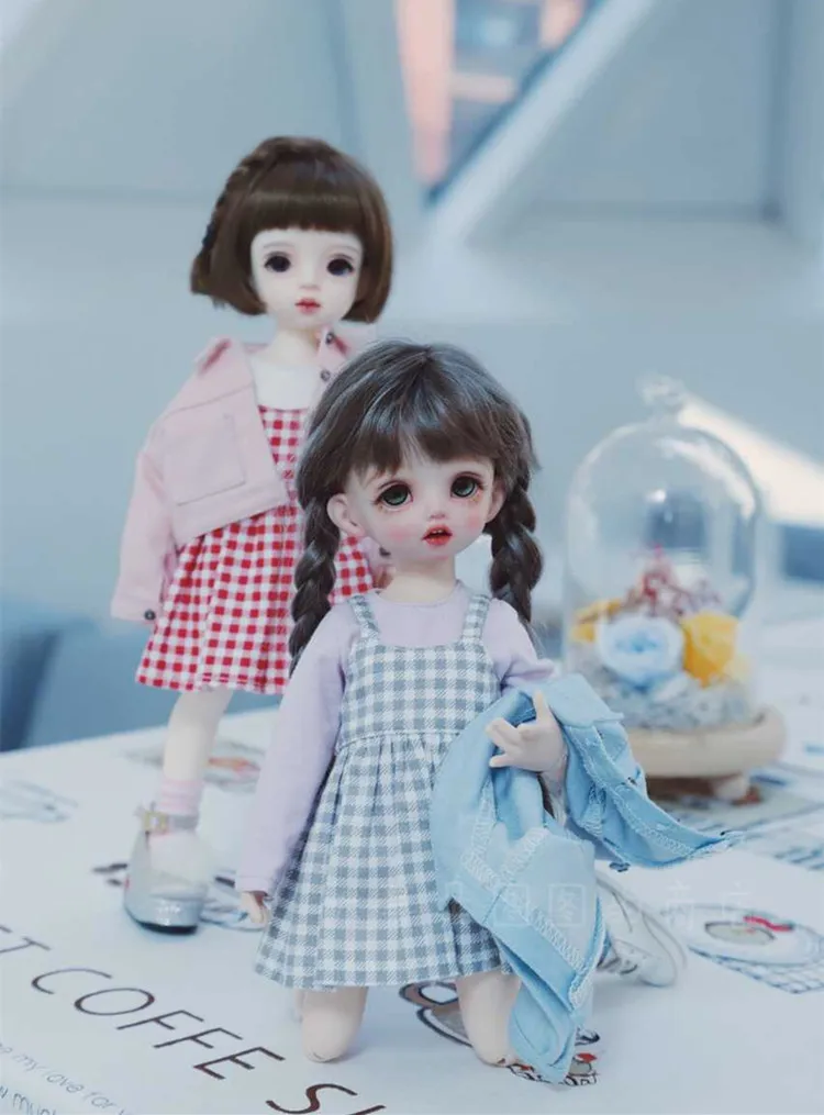 1/6 BJD одежда аксессуары пальто+ юбка+ носки+ футболка кукольные наряды для BJD/SD yosd, не включены кукла, обувь, парик и другие E2583