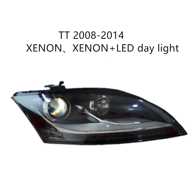 Made for 08-14 TT headlamp assembly original factory hernia day light LED original high matching headlight
