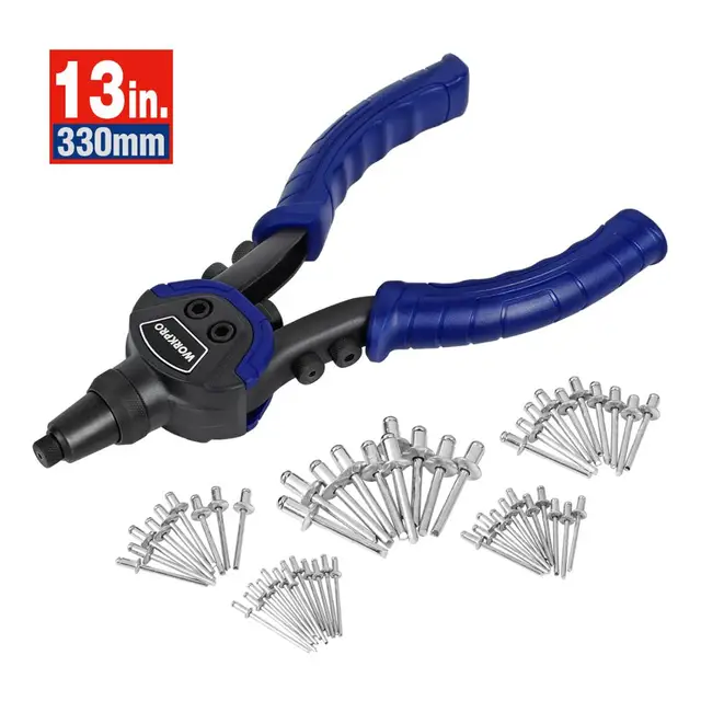 WORKPRO Pistola remachadora, herramienta de remaches para el hogar,  10''|Pistolas remachadoras| - AliExpress