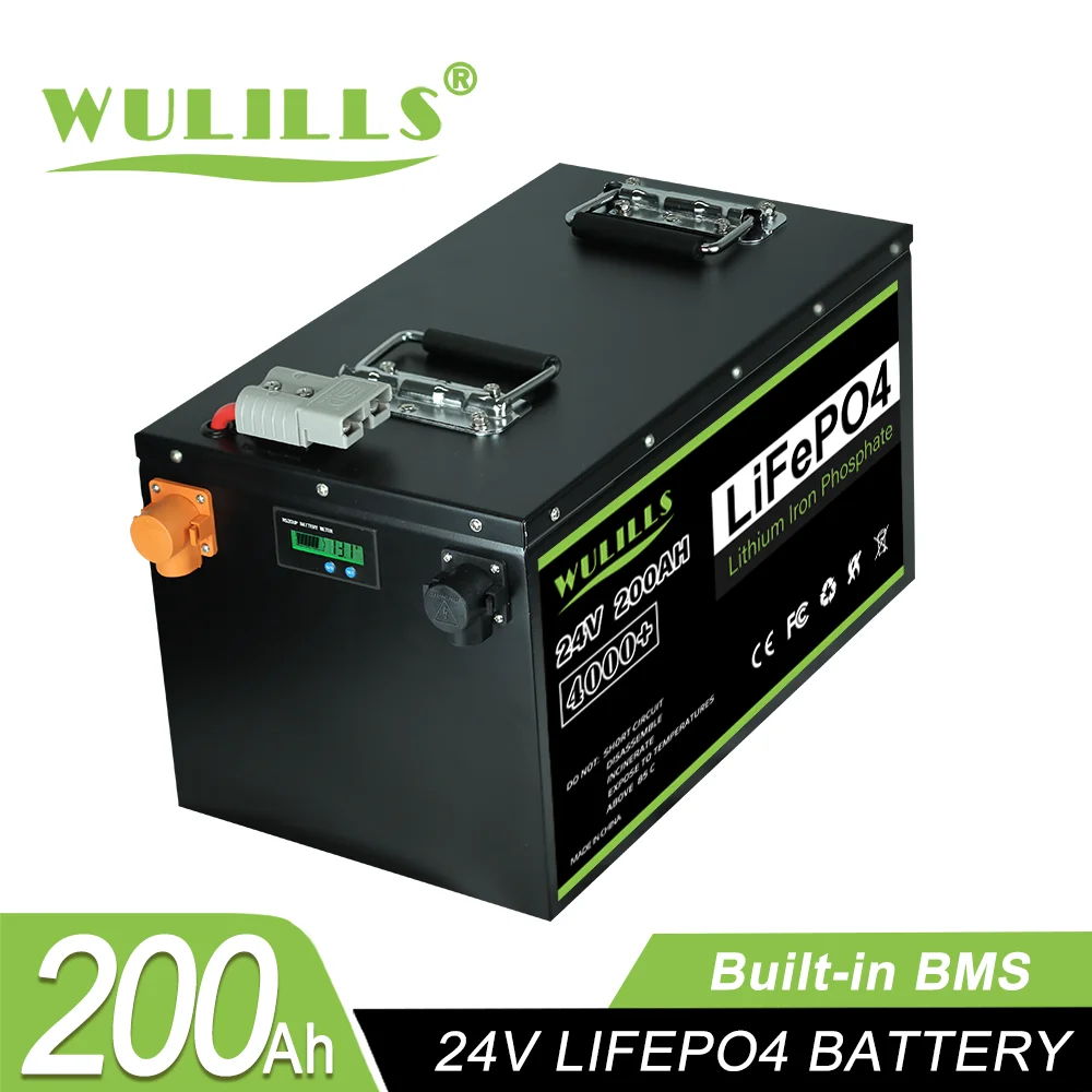 Аккумуляторная батарея BMS литий-ионная аккумуляторная 24 В 200 ач для солнечной