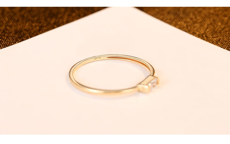 Драгоценные камни и время, роскошные ювелирные изделия из чистого золота 14 к, кольца из желтого золота для женщин, свадебные ювелирные украшения для помолвки, Femme Bague Au585, подарки R14146