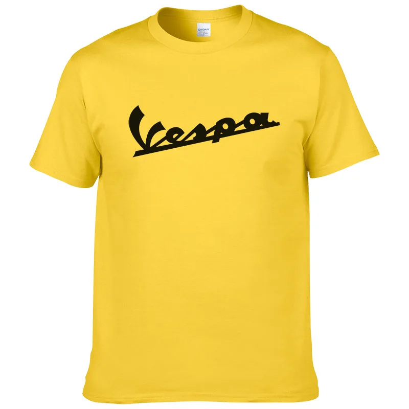 Vespa футболка для мужчин Досуг Divertida Camiseta Algodón de Verano манга Corta Cuello Redondo Camisetas Masculino - Цвет: 5
