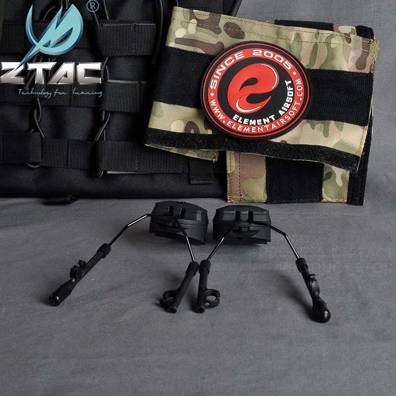 Ztac Тактический softair военный Peltor гарнитура адаптер шлем рельс набор COMTAC II Airsoftsports поддержка аксессуары IPSC Z046