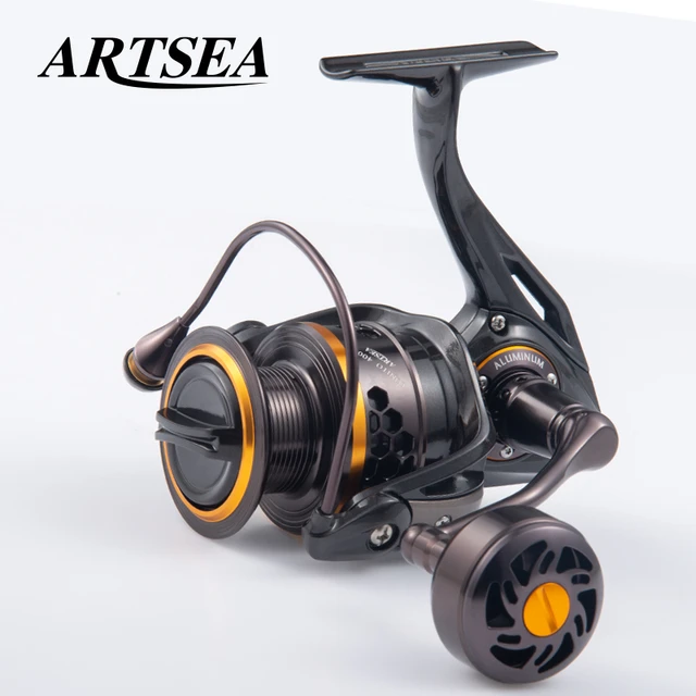 Artsea Spinning Reel Jigging Reel Fishing Reel Full Metal 15kg Drag Power  Cw3000-5000 For Saltwater Wheel - Fishing Reels - AliExpress